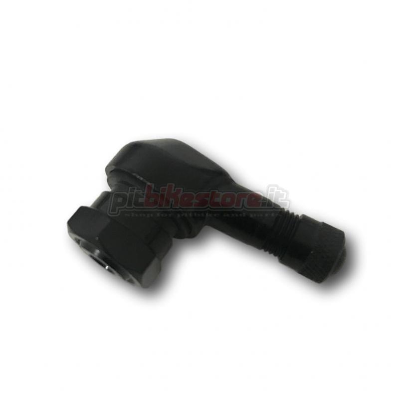 90 DEGREE TUBELESS VALVE BLACK ALUMINUM 90 DEGREE TUBELESS VALVE BLACK ALUMINUM