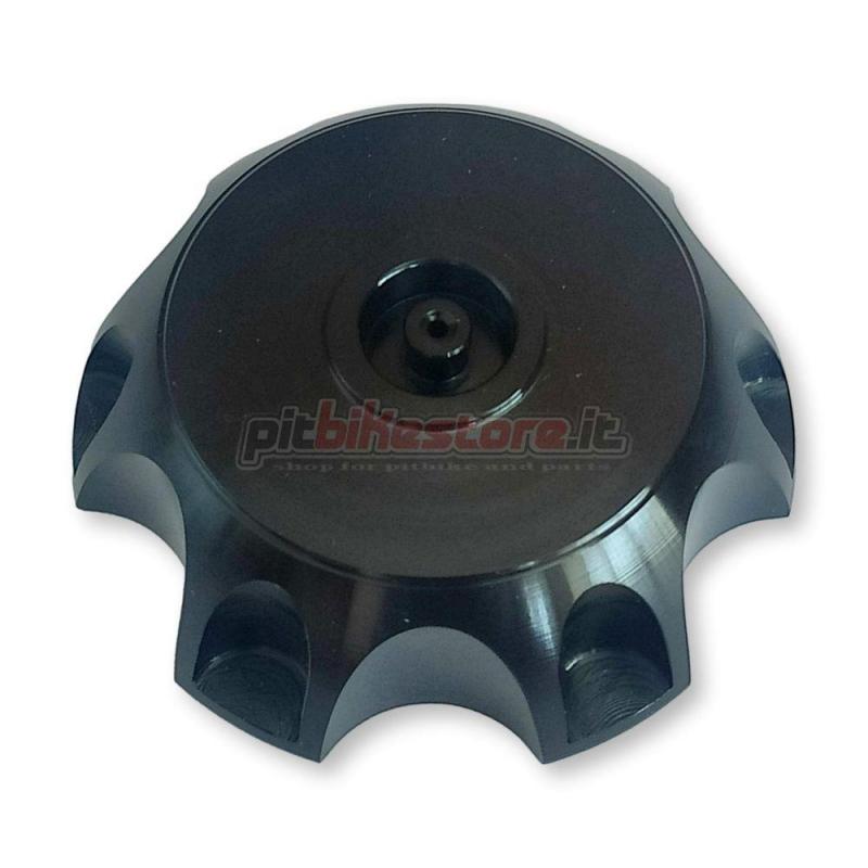 Tappo Serbatoio Benzina In Alluminio Con Tubo Sfiato – Per Pit Bike 50cc 110cc 125cc E CRF50, Bianco - 3